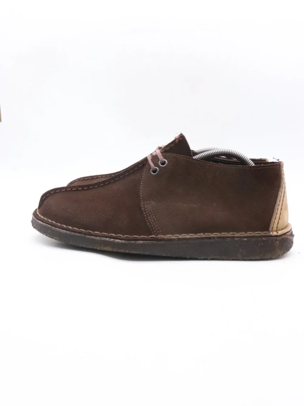 Clarks Originals Desert Trek Men's Size 10.5 M Brown Suede Chukka Crepe Sole